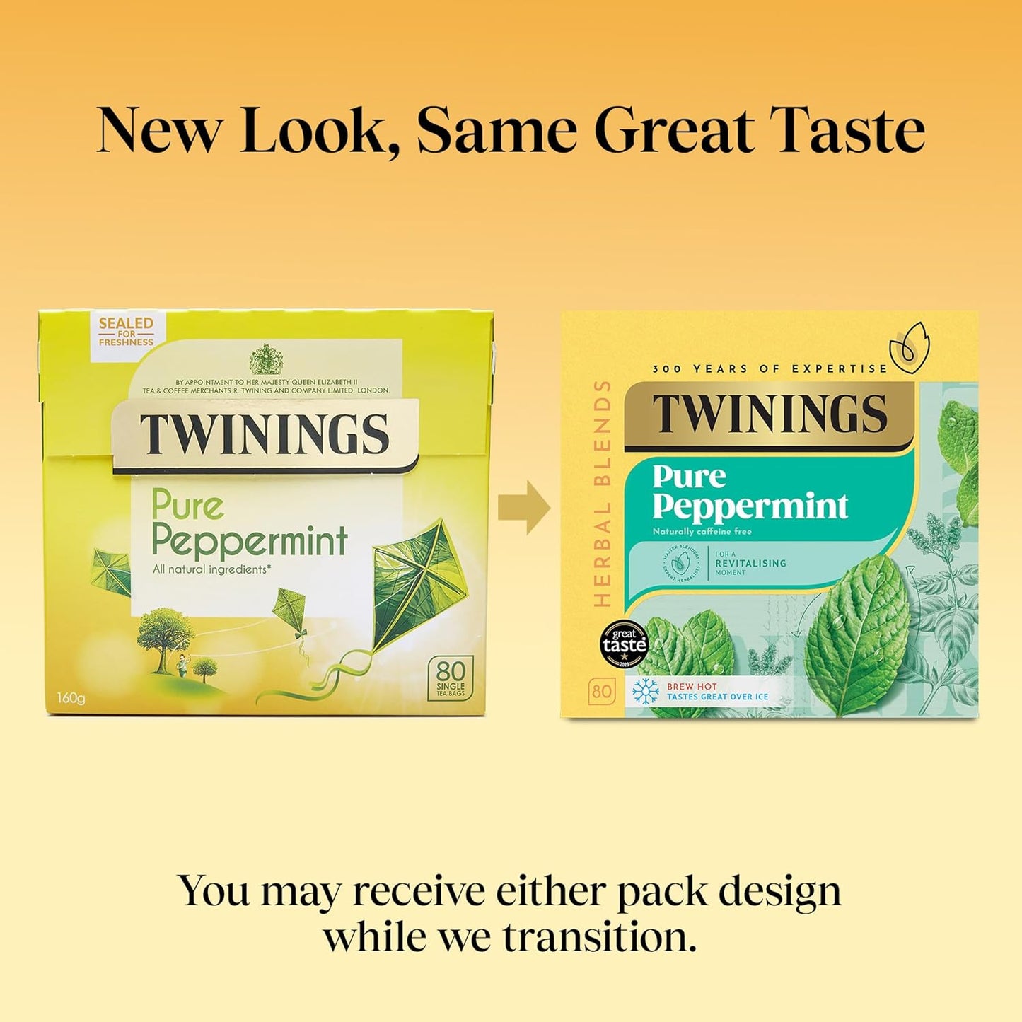natural peppermint tea 320 bags herbal infusion