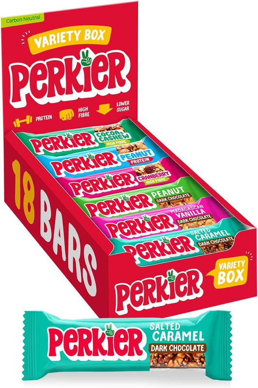 Perkier Variety Box 18 Snack Bars