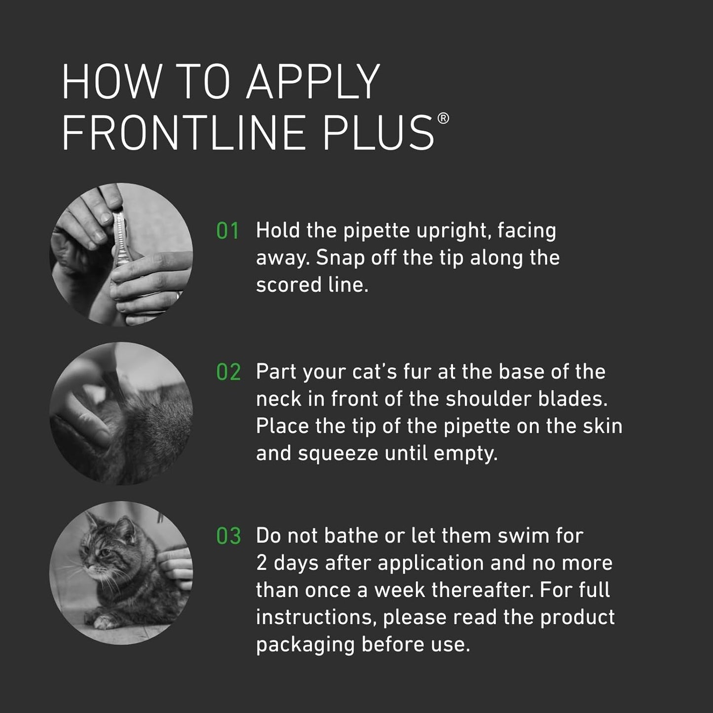 long-lasting parasite protection frontline 6 pipettes