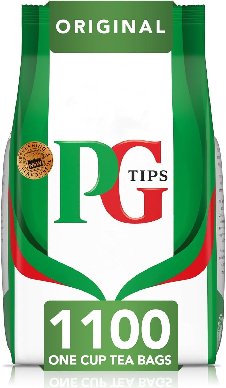 Eco-friendly PG Tips Biodegradable Tea Bags – Environmentally friendly tea bags, perfect for everyday brewing.