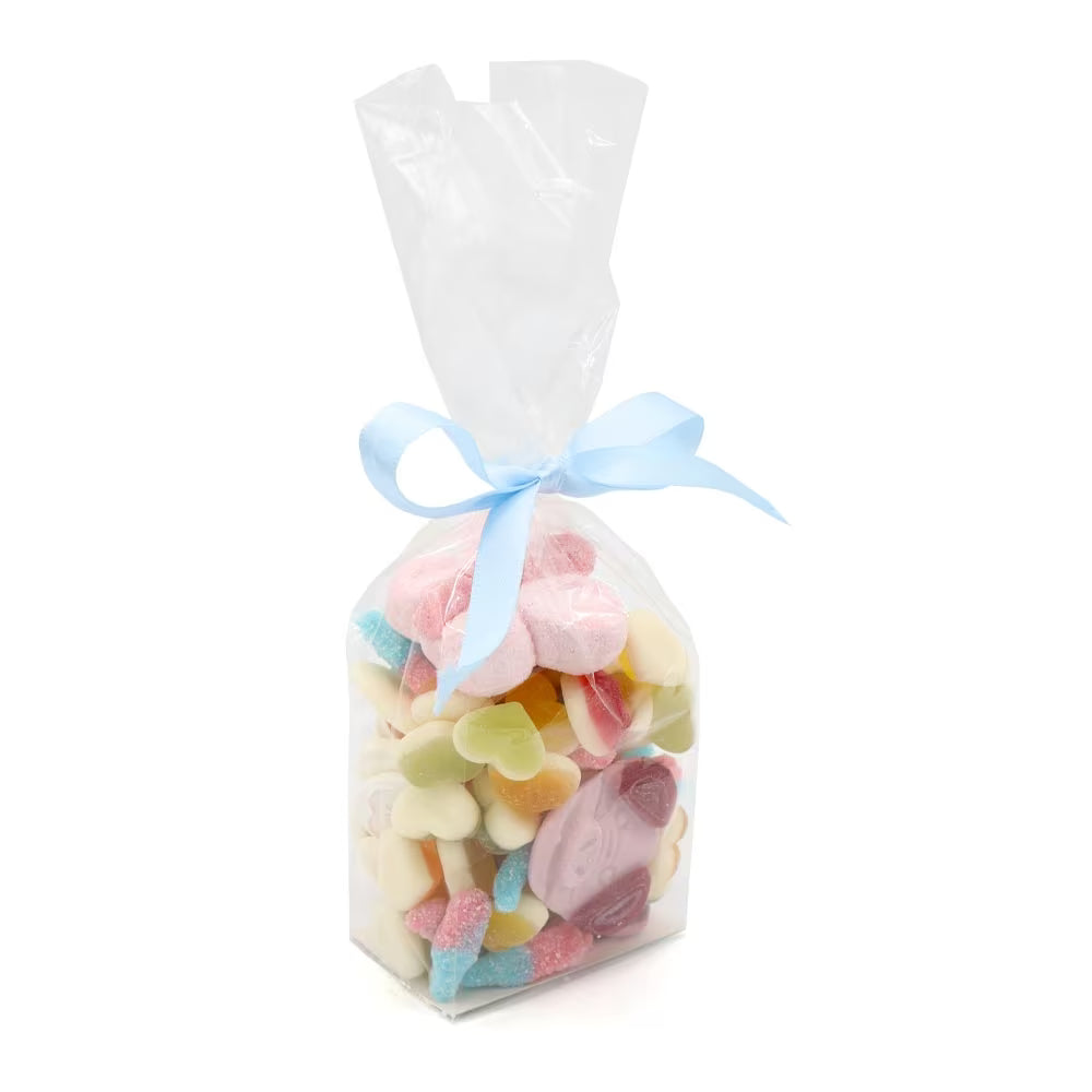 Durable pick and mix clear bags for Halloween, Christmas, and occasions