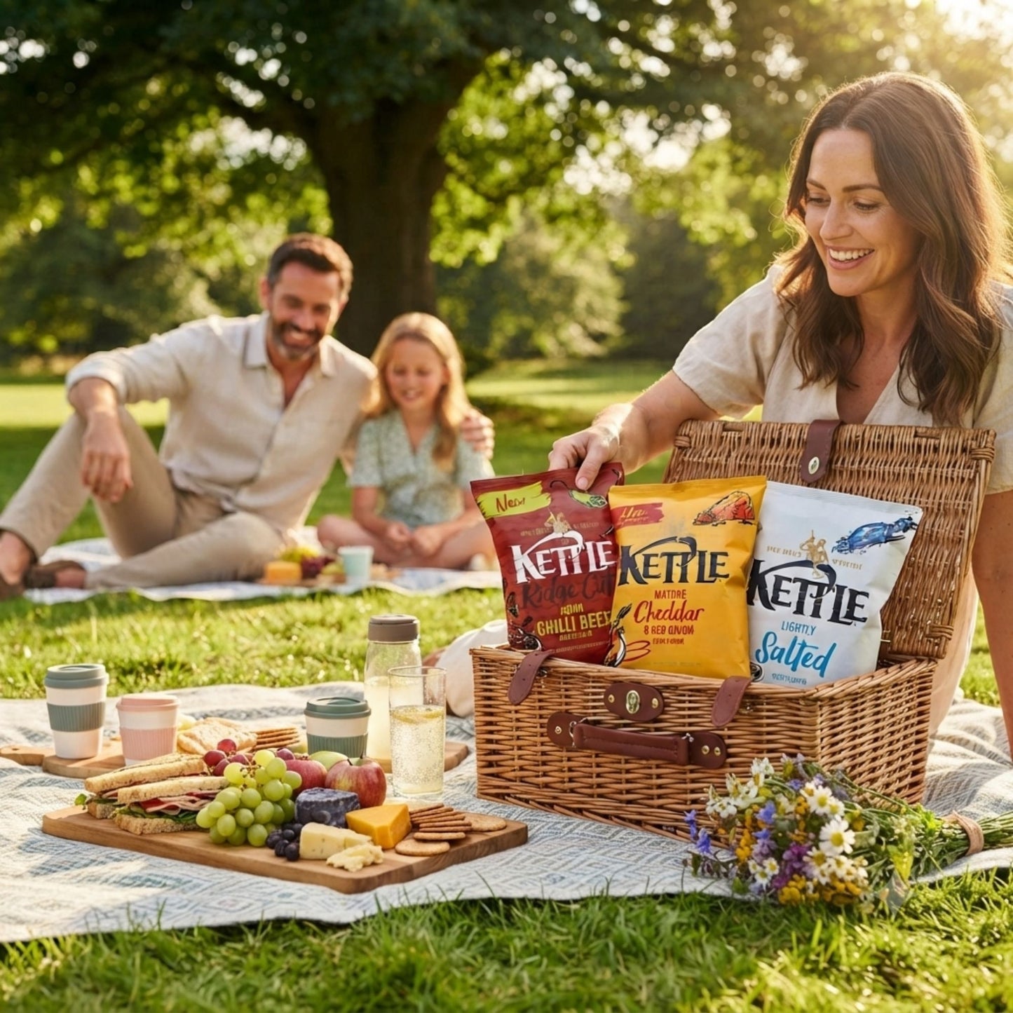 Bulk box of Kettle crisps