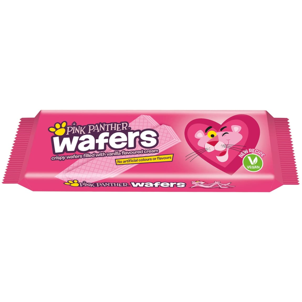Pink Panther Wafers 154g chocolate-filled wafer biscuit pack