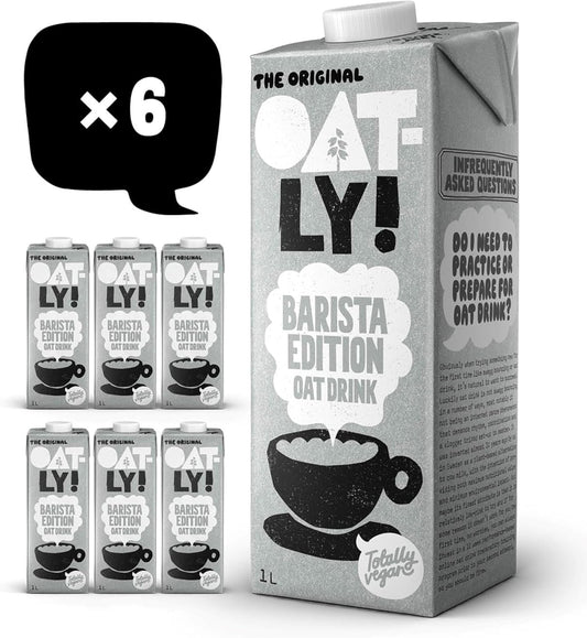 Creamy plant-based oat drink made for barista-style coffee at home