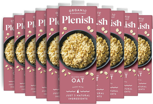 plant based oat milk plenish 8x1l sugar free barista friendly milk option
