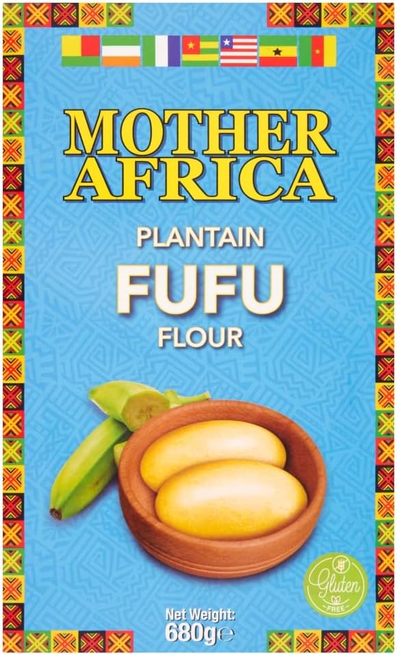 Mother Africa plantain fufu flour pack for traditional cooking