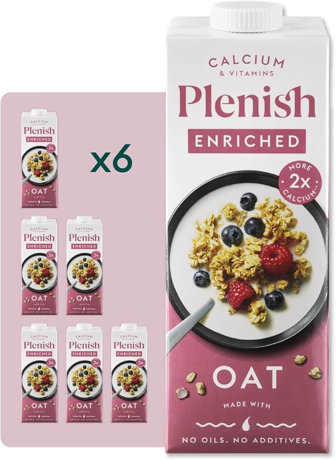 plenish organic oat milk pack of 6 cartons