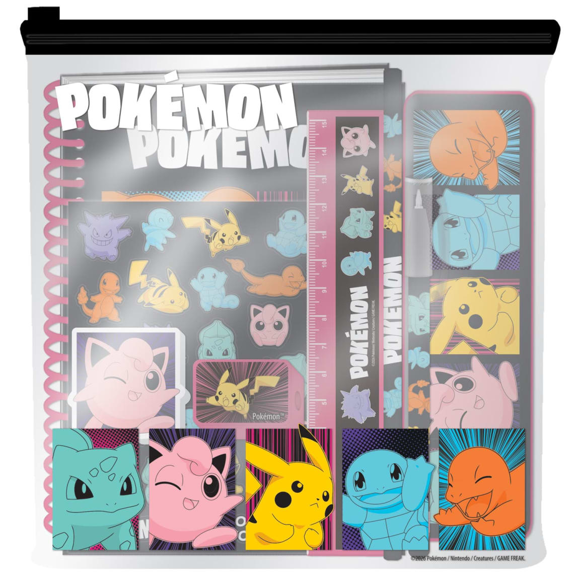 Pokémon kids stationery set