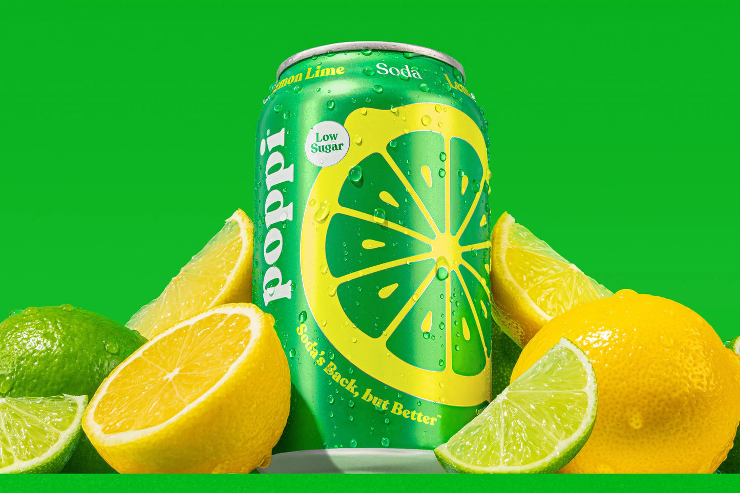 Low calorie citrus fizzy soda beverage