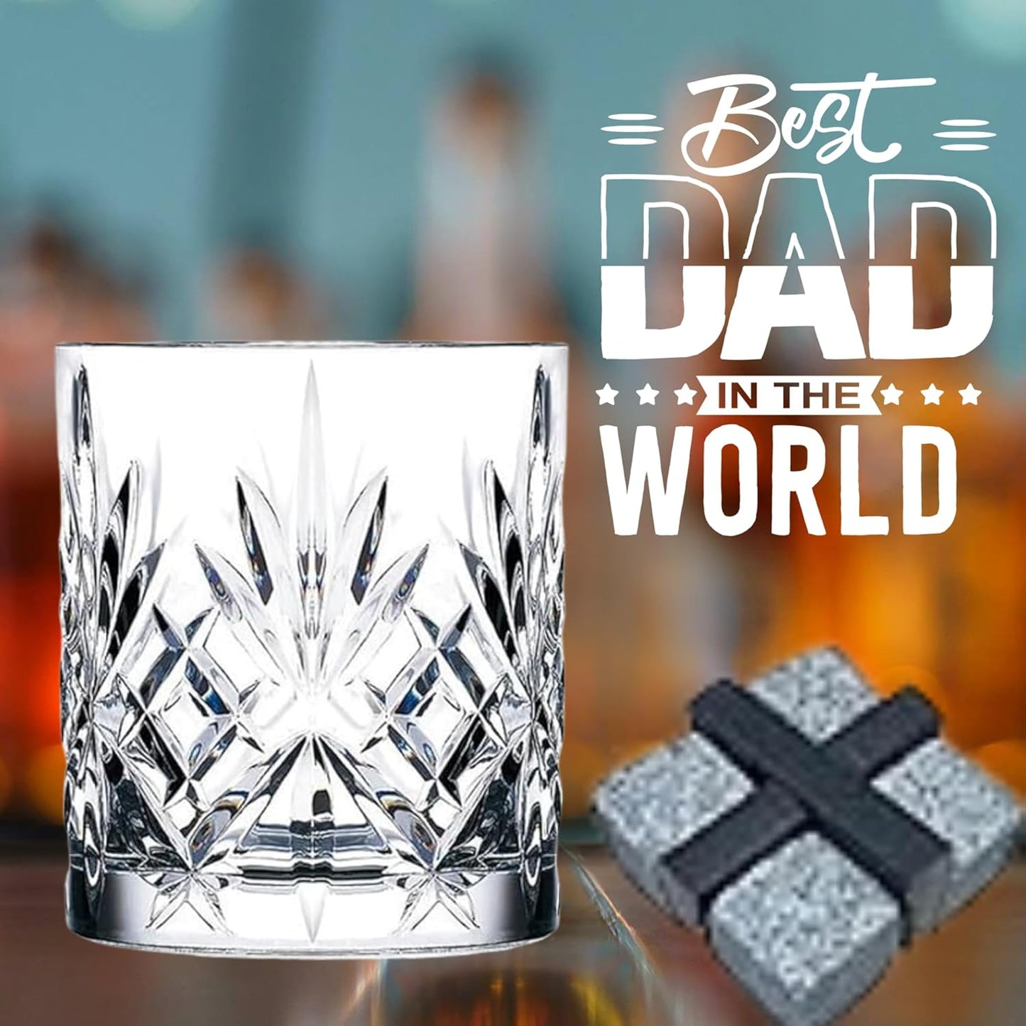 Premium whiskey gift for dad with elegant presentation