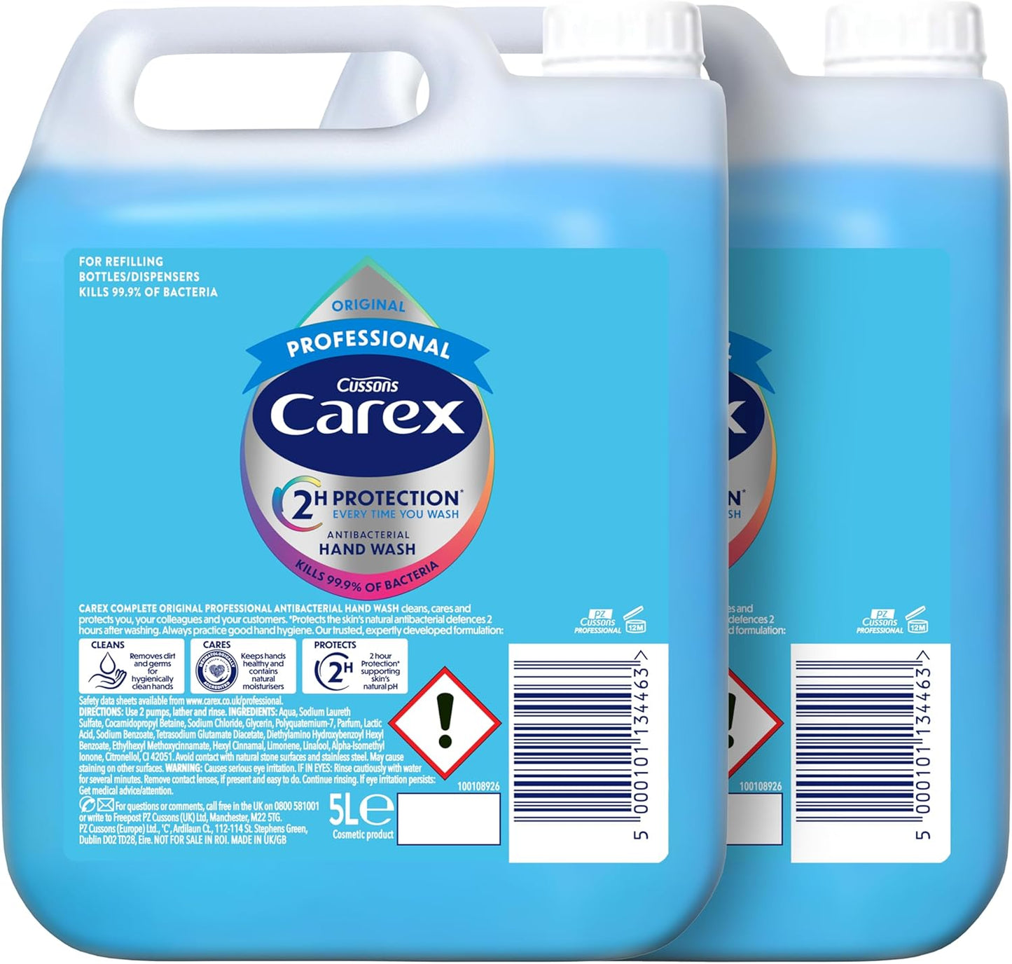 Professional hand wash suitable for sensitive skin and frequent handwashing