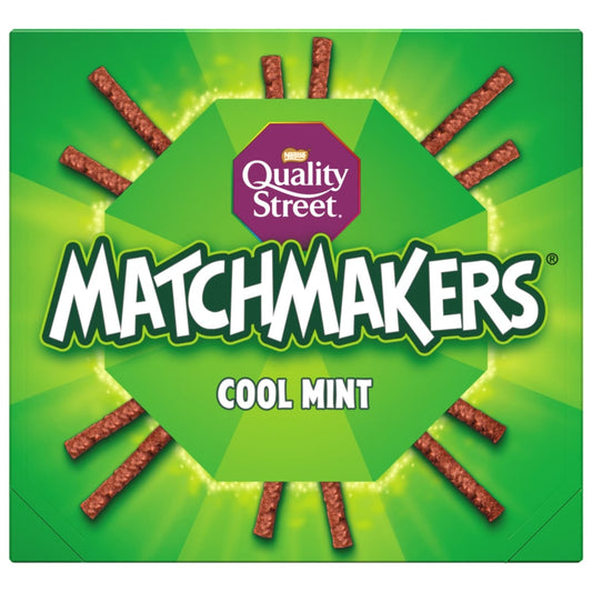 Quality Street Matchmakers Cool Mint chocolate sticks box