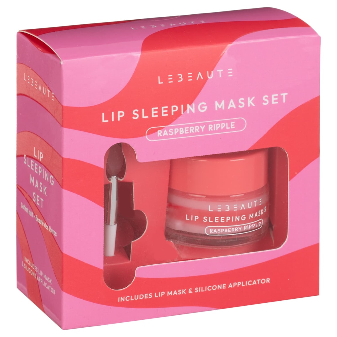 Raspberry Ripple lip sleeping mask for overnight use