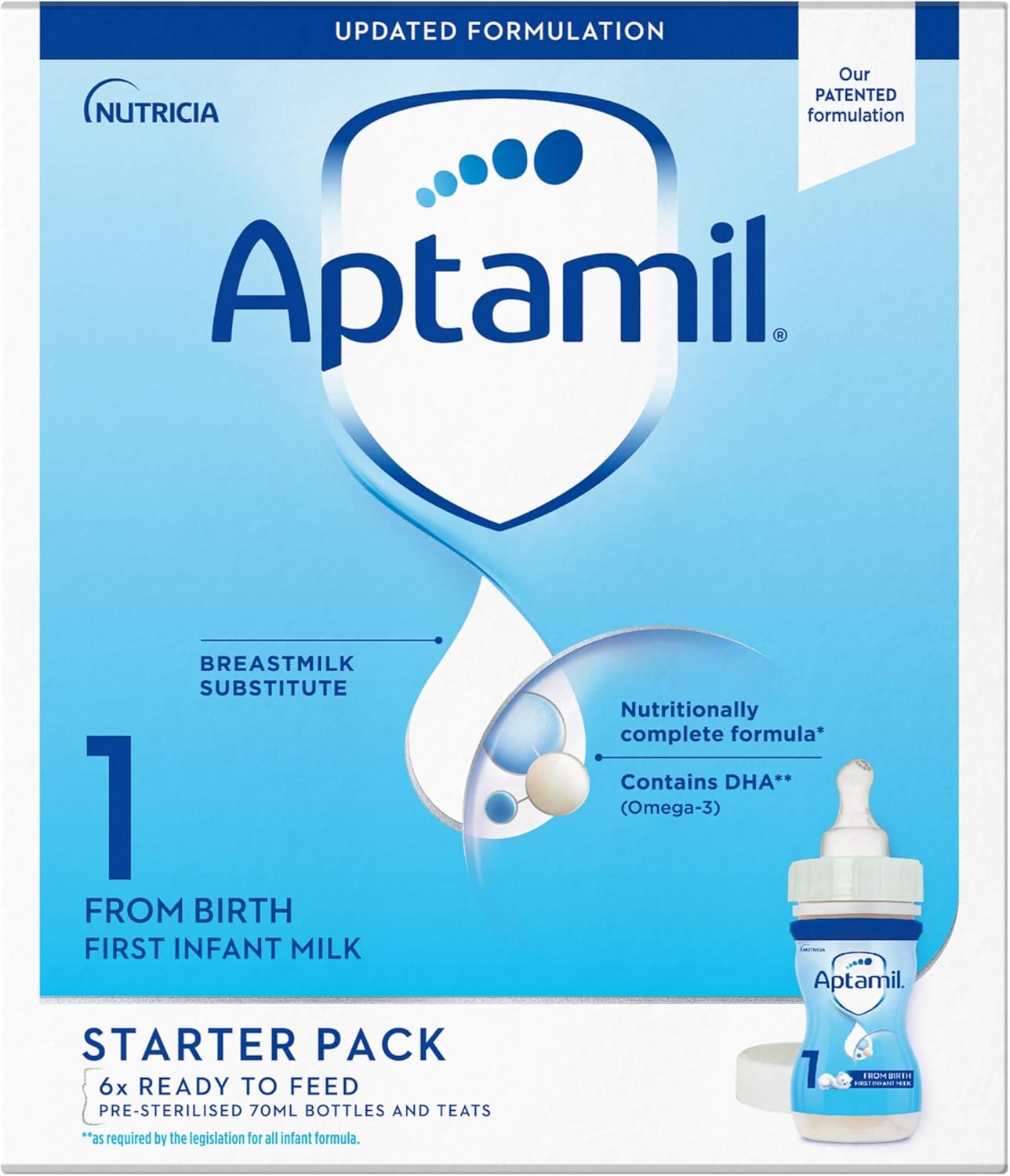 sterilised 70ml baby formula for newborns