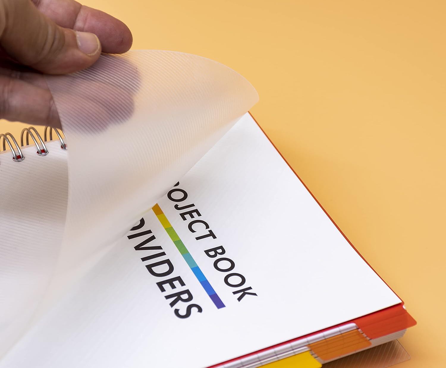 Pukka notebook with labelled dividers and 80gsm paper