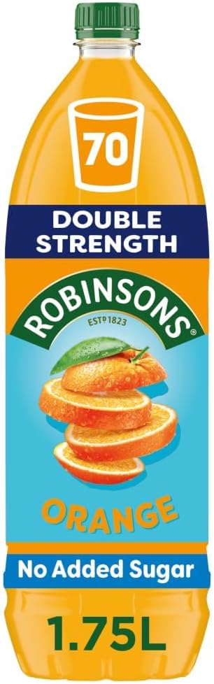 robinsons double strength orange squash 1.75l