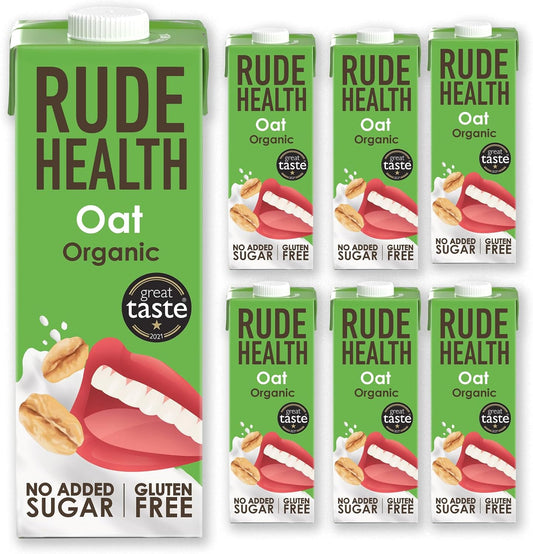 Rude Health Organic Oat Milk 6 x 1L bottles