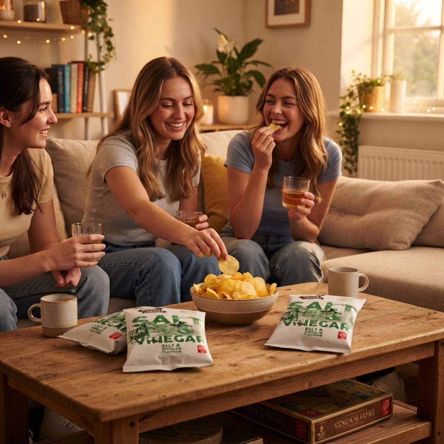 Classic salt and vinegar snack bags