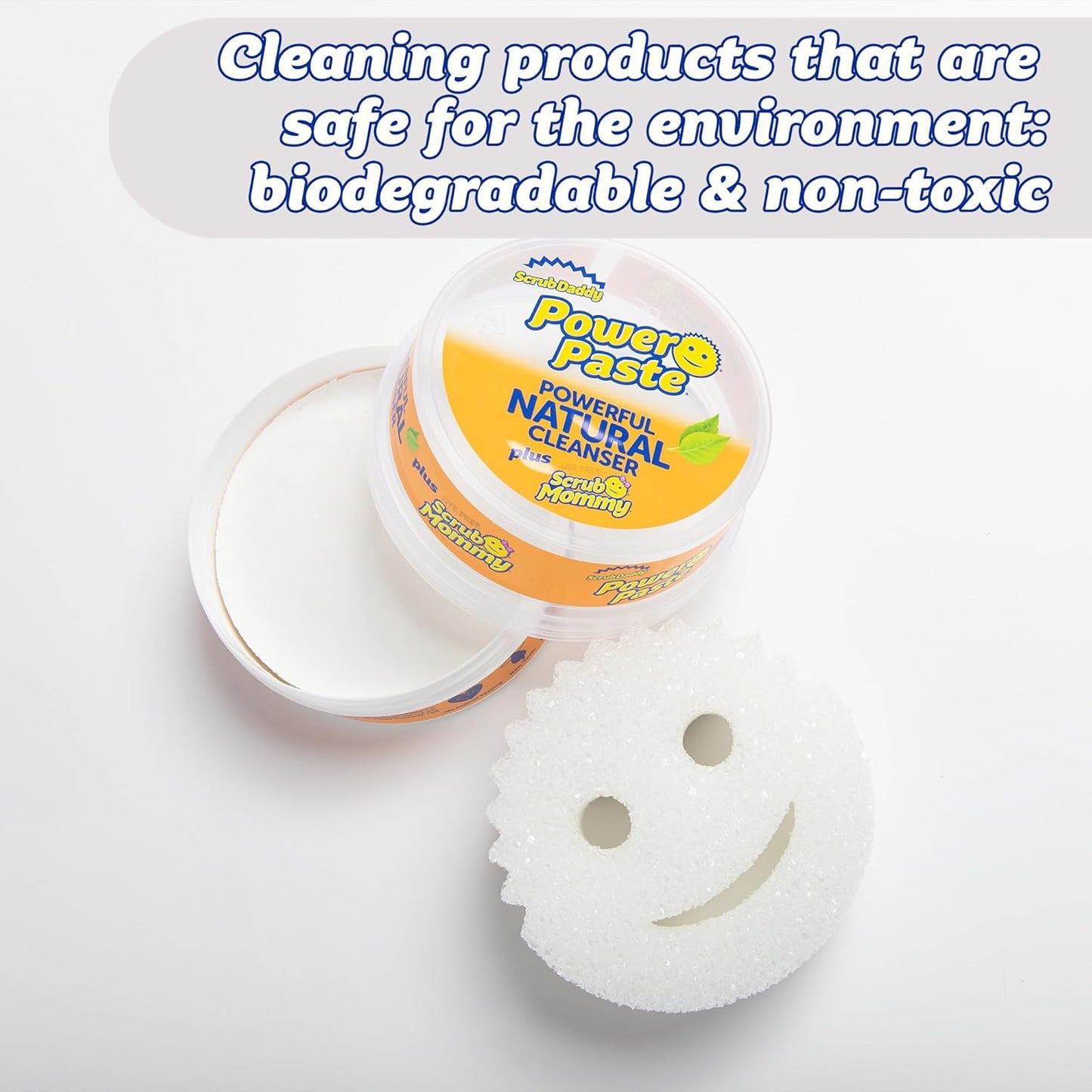 Scrub Daddy Power Paste used on induction hob and cooker – eco-friendly and effective cleaner