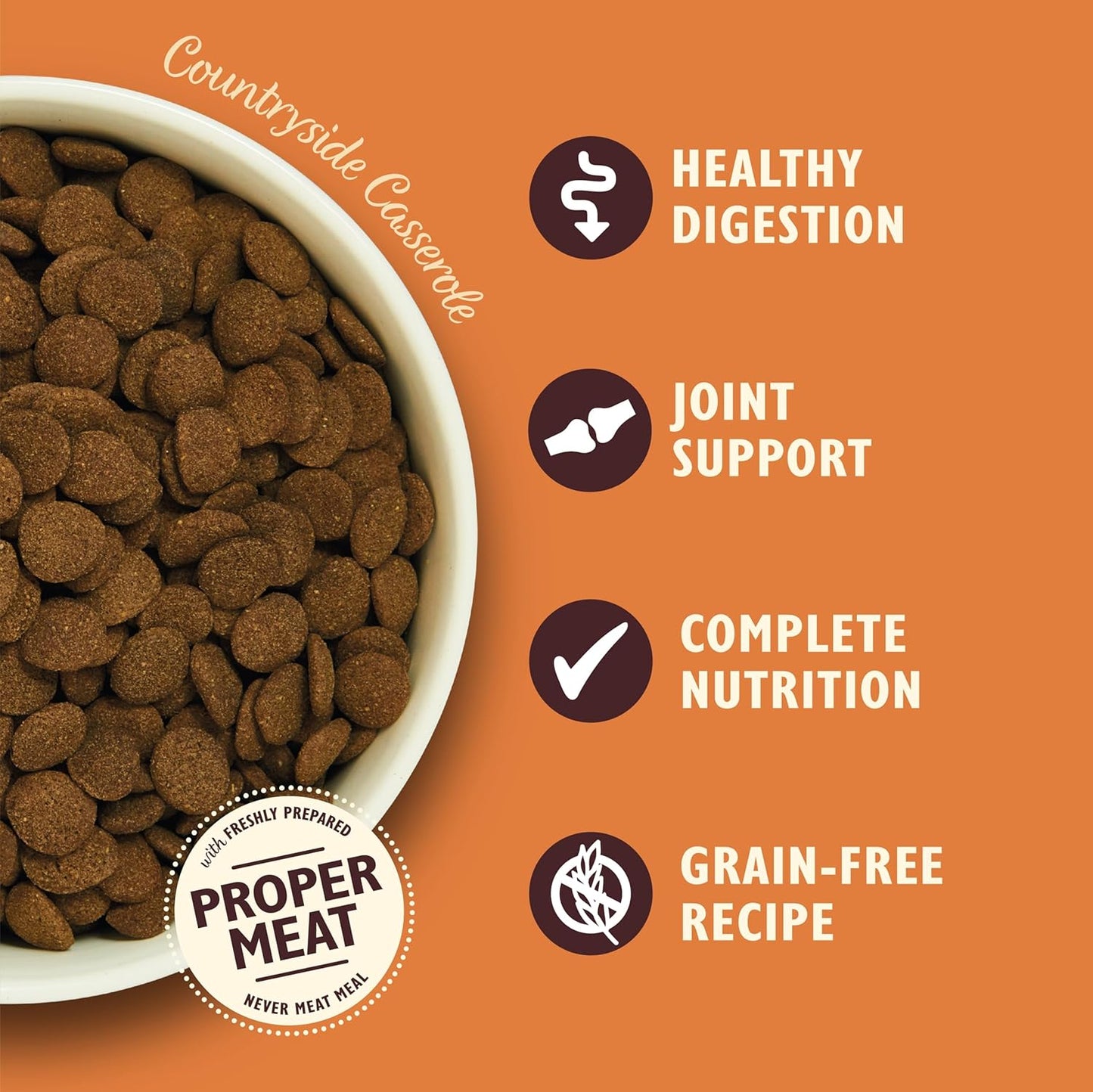 Protein-rich food for sensitive adult dogs with no grains