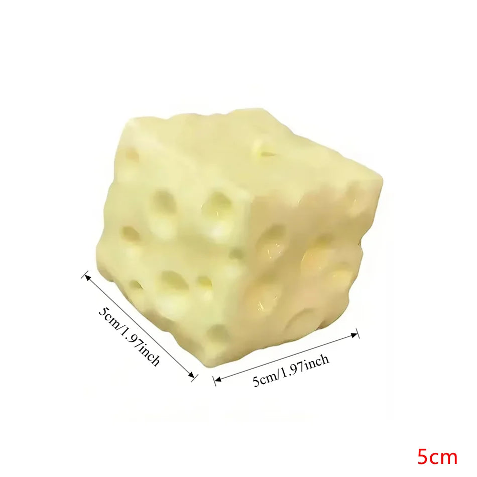 Non-electric cheese squishy toy