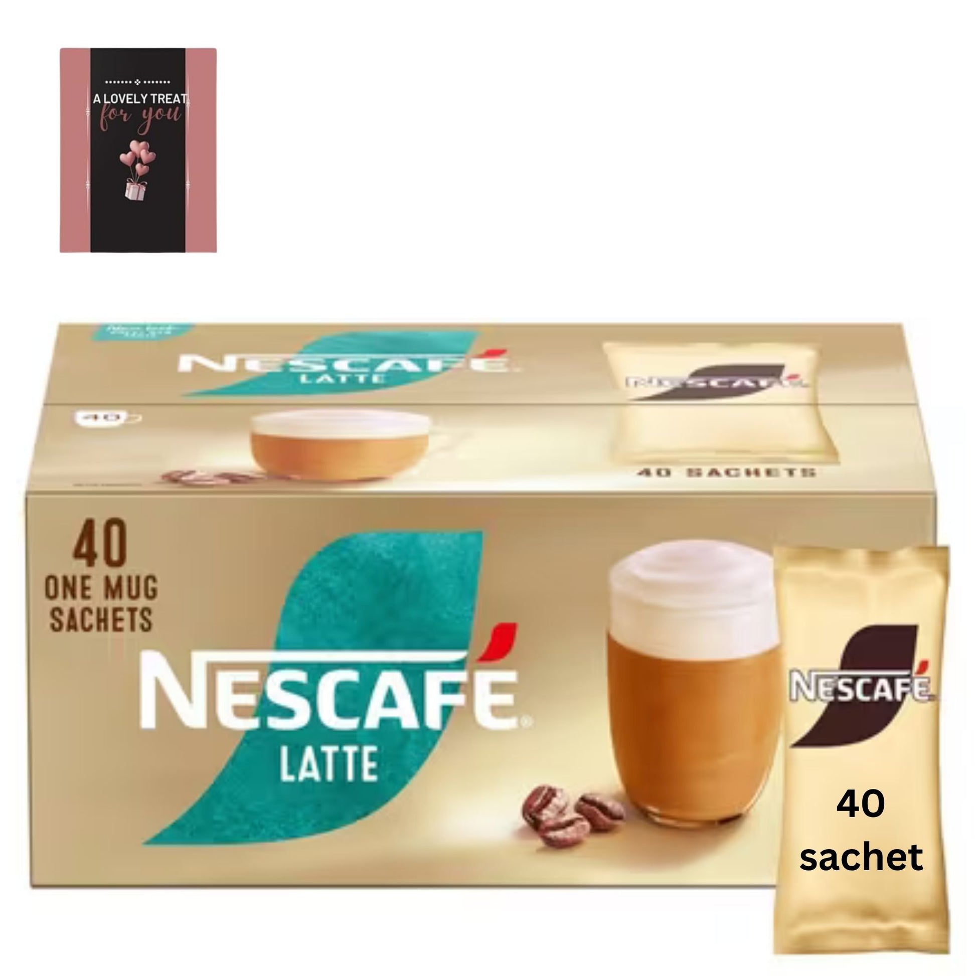 barista style latte coffee in easy sachets