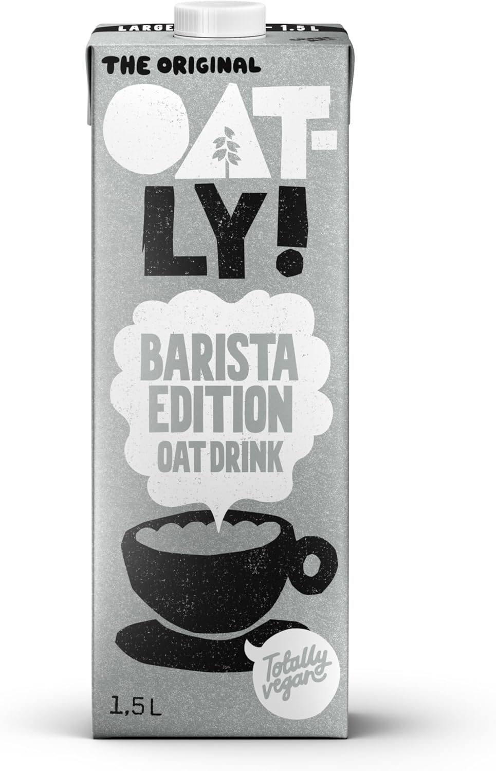 Smooth and delicious oat milk designed to blend perfectly with hot drinks