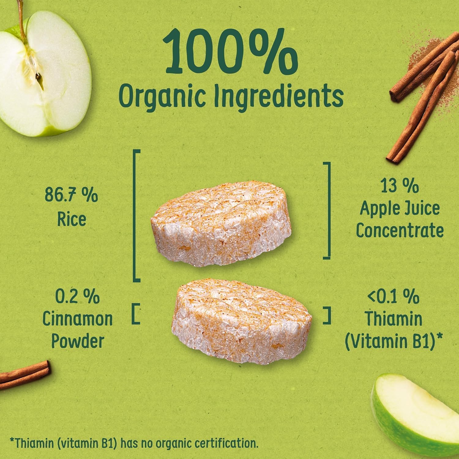 mellow fruit rice cake for toddler snacking