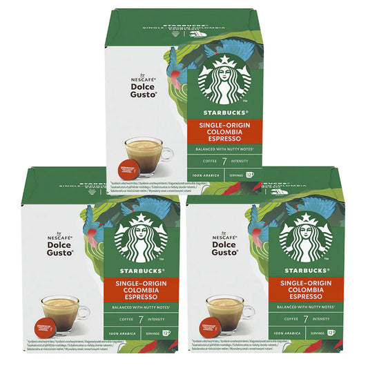 Starbucks Colombia espresso pods for Dolce Gusto