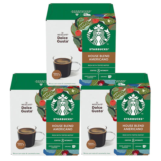 Starbucks Americano House Blend coffee pods