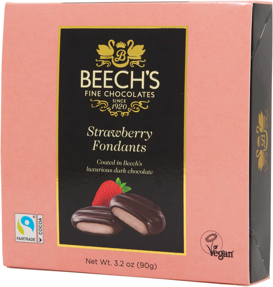 Strawberry fondant creams 90g chocolate box with fruity centers