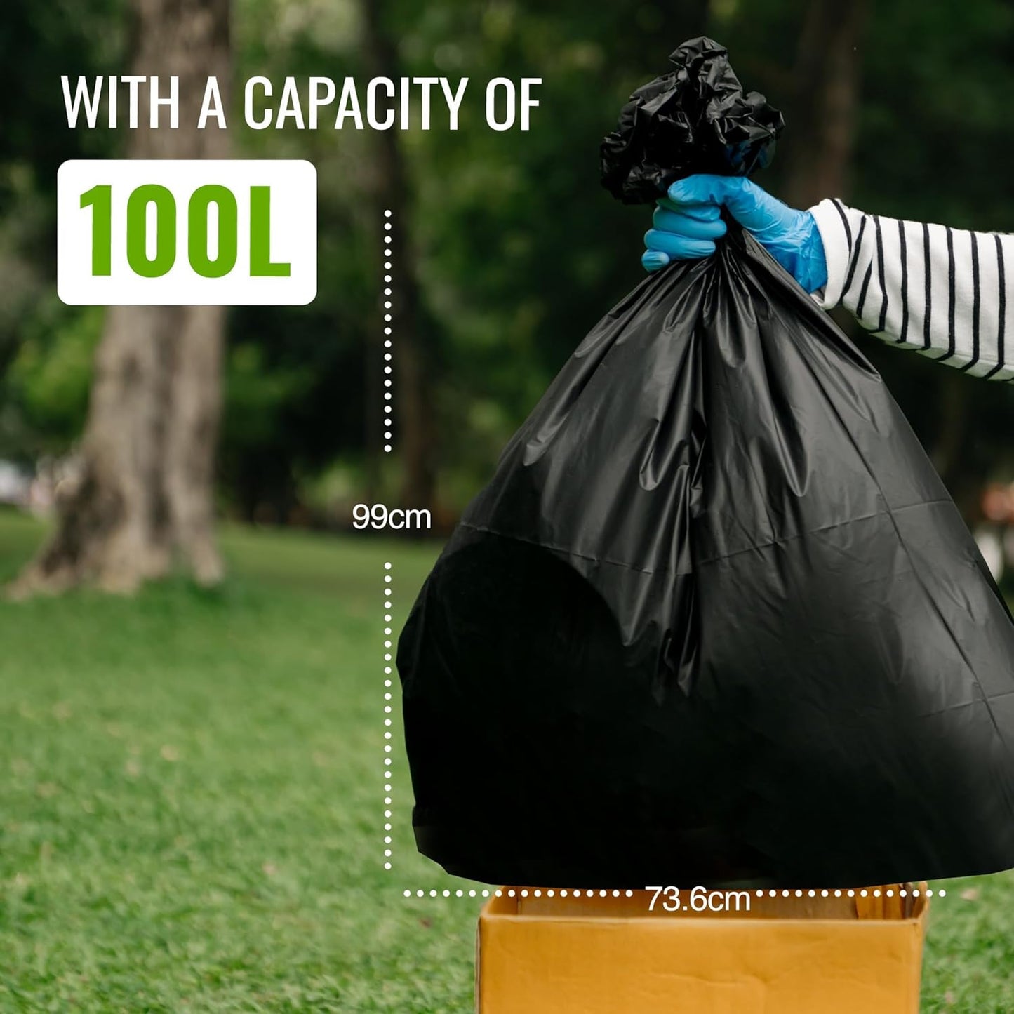 Sustainable rubbish bags ideal for homes and businesses