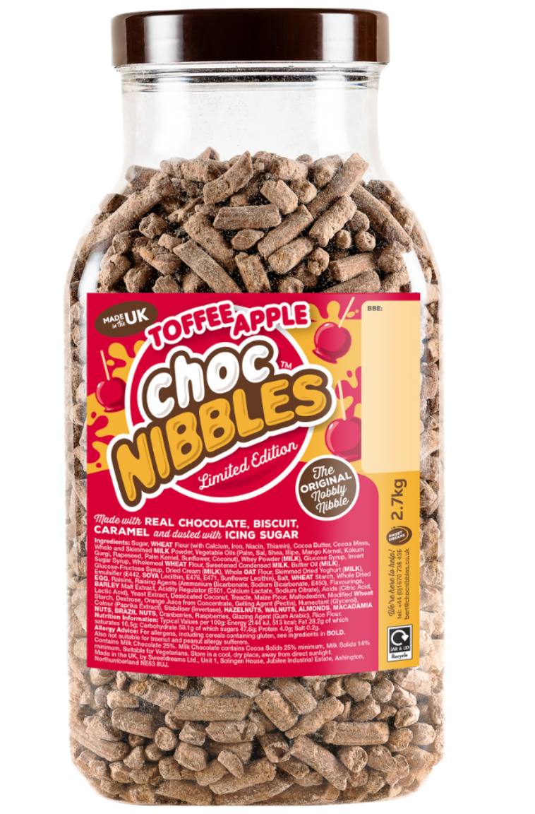 Sweet Dreams Limited Edition Toffee Apple Nibbles 2.7kg jar