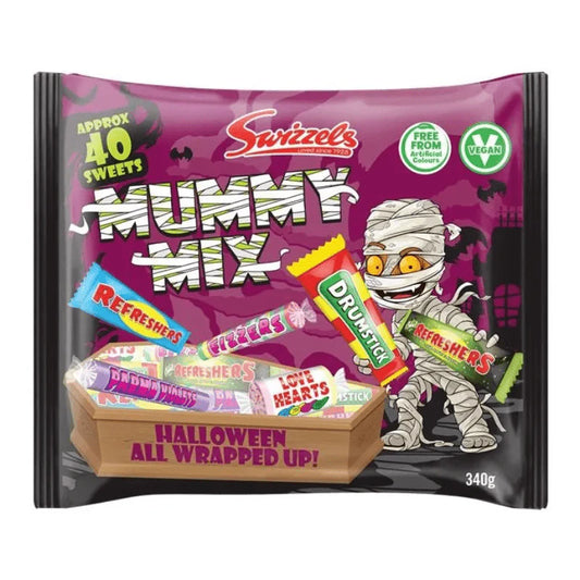 Swizzels Halloween Mummy Mix Bag 340g pack of 10