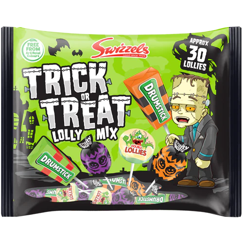 Swizzels Halloween Trick Or Treat Lolly Bag 10 pack