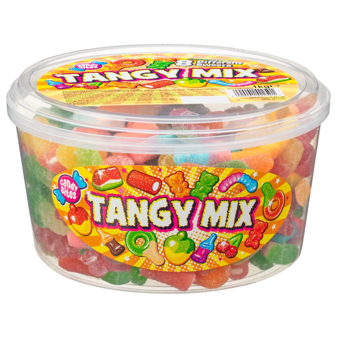 Tangy Pick N Mix 1kg with colourful fruity and sour candies for sharing and parties