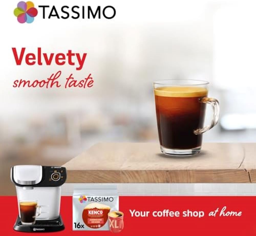 Tassimo Kenco Americano Grande XL coffee pods for rich and bold XL-sized drinks