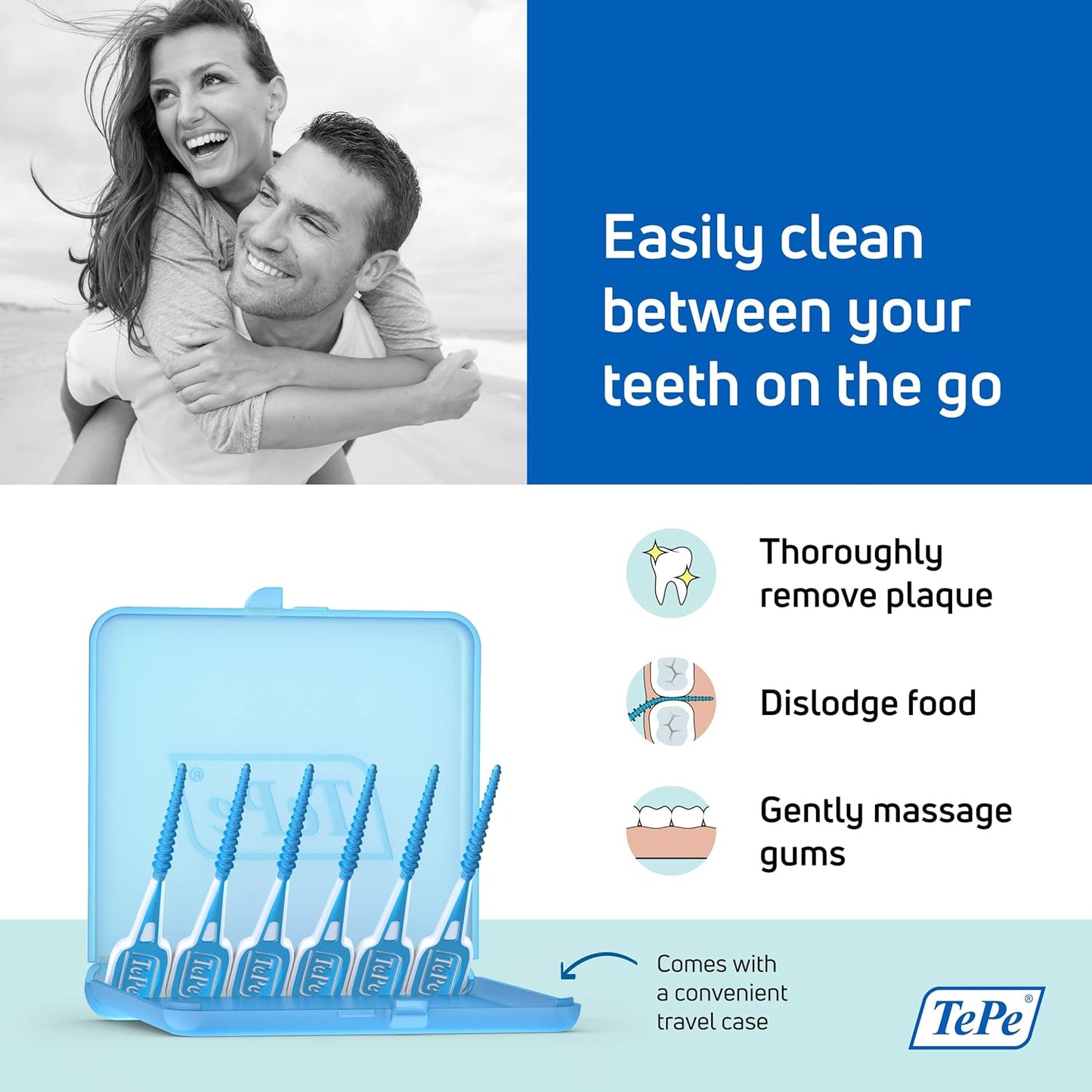 Effective interdental cleaning solution for wider spaces between teeth