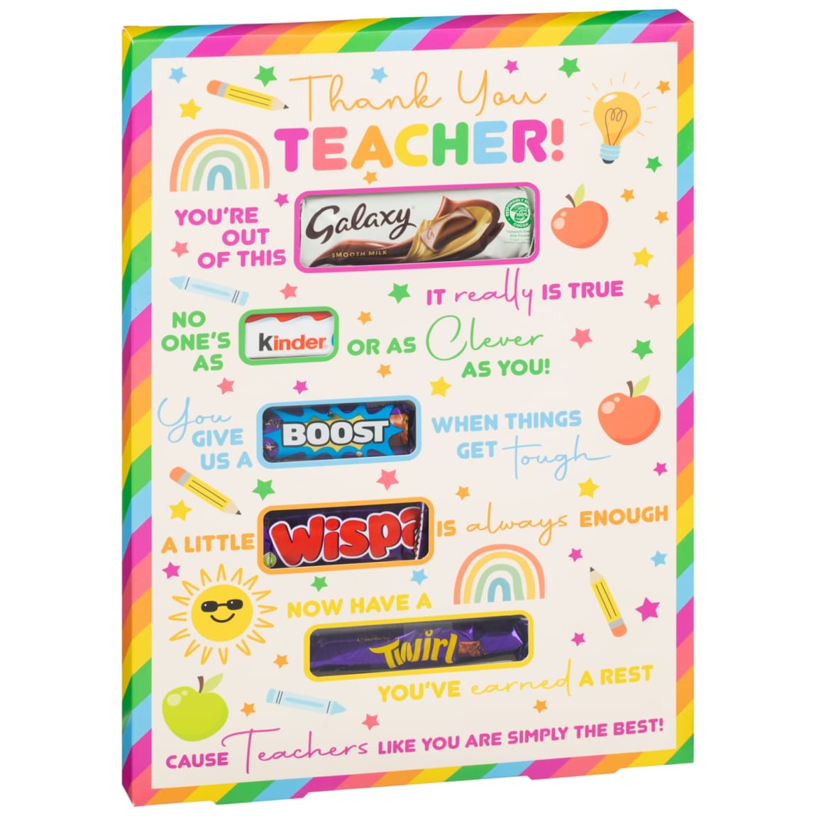 Thank You Teacher Chocolate Gift Card 178g