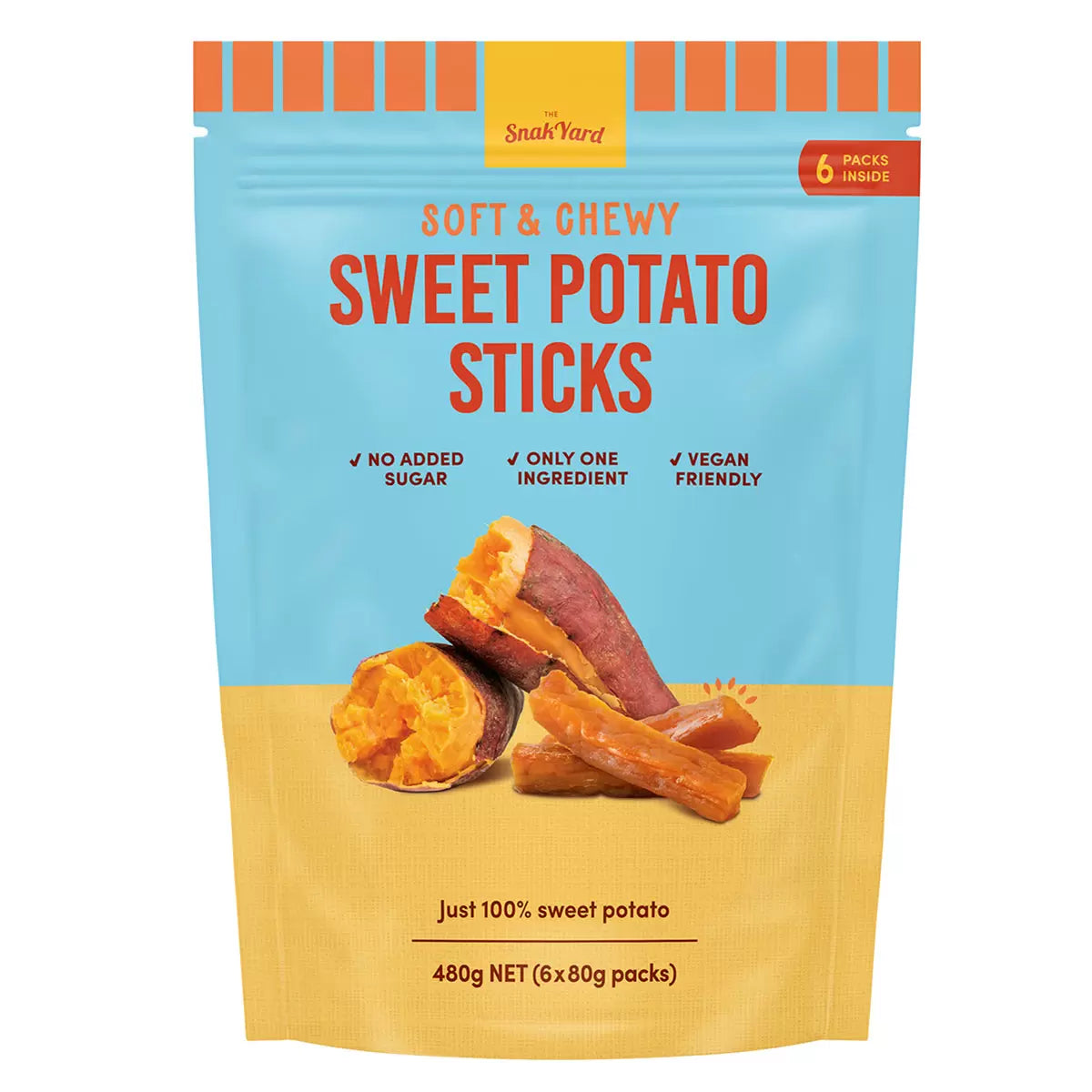 Sweet potato snack made from 100 percent sweet potato