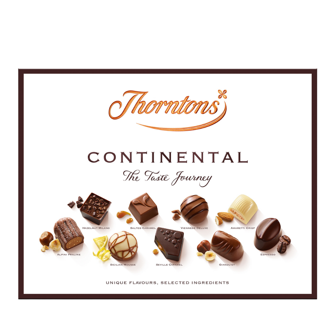 Thorntons chocolate collection hamper with mixed varieties