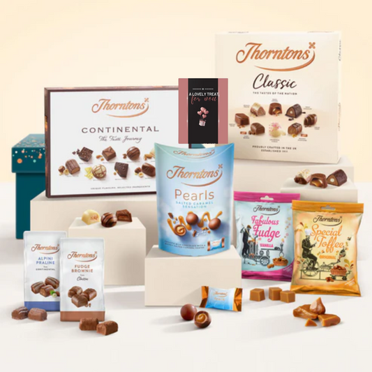 Deluxe Thorntons chocolate hamper with assorted favourites