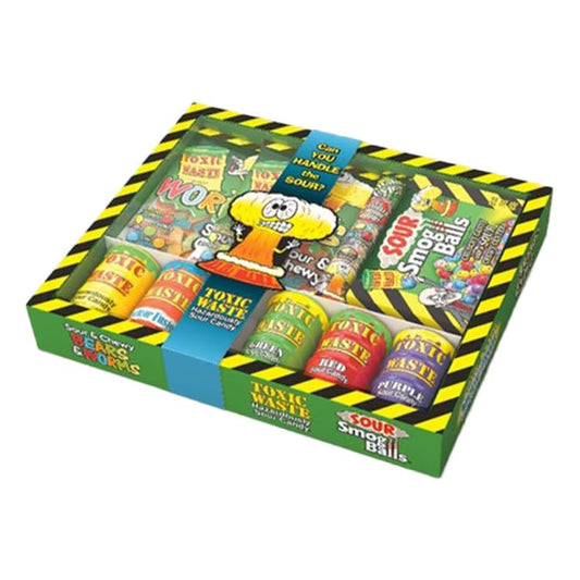 Toxic Waste Gift Set 641g assorted sour candy gift box
