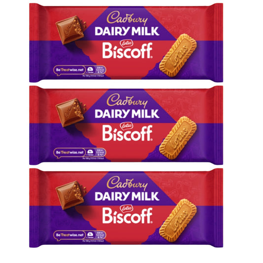 Cadbury Biscoff chocolate bar trio perfect for gifts or sharing