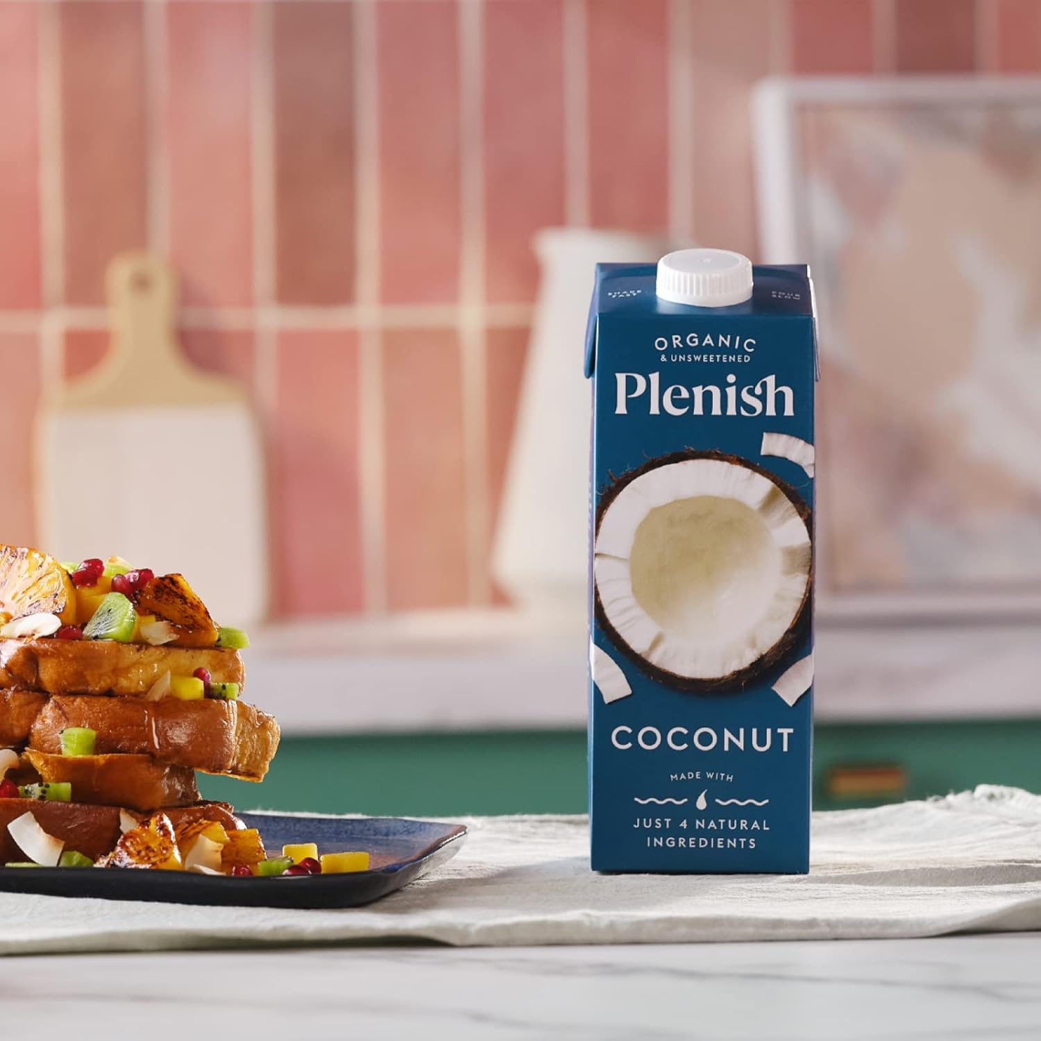 gluten free coconut drink in recyclable packaging