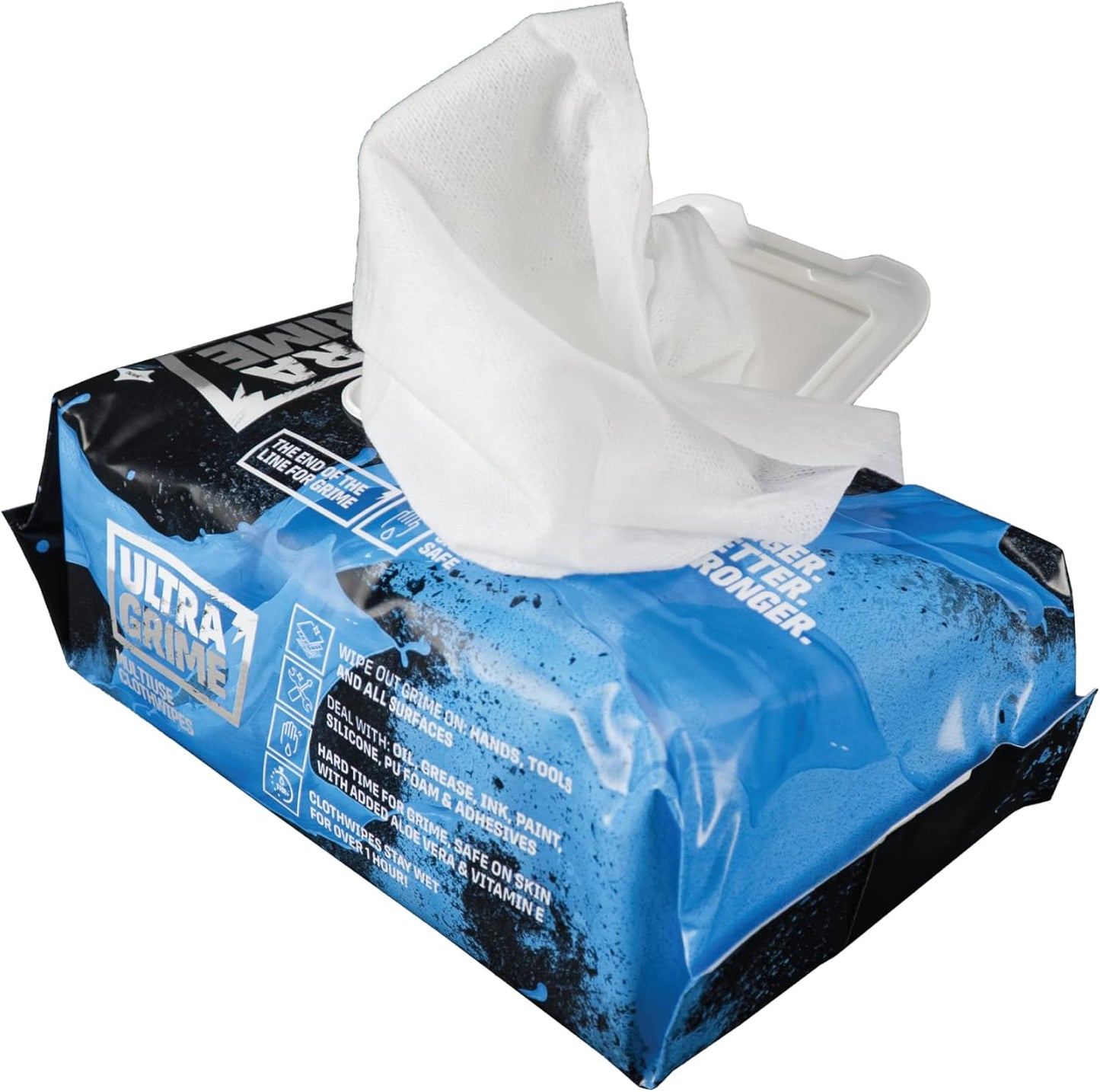 UltraGrime PRO Wet Wipes Large Size