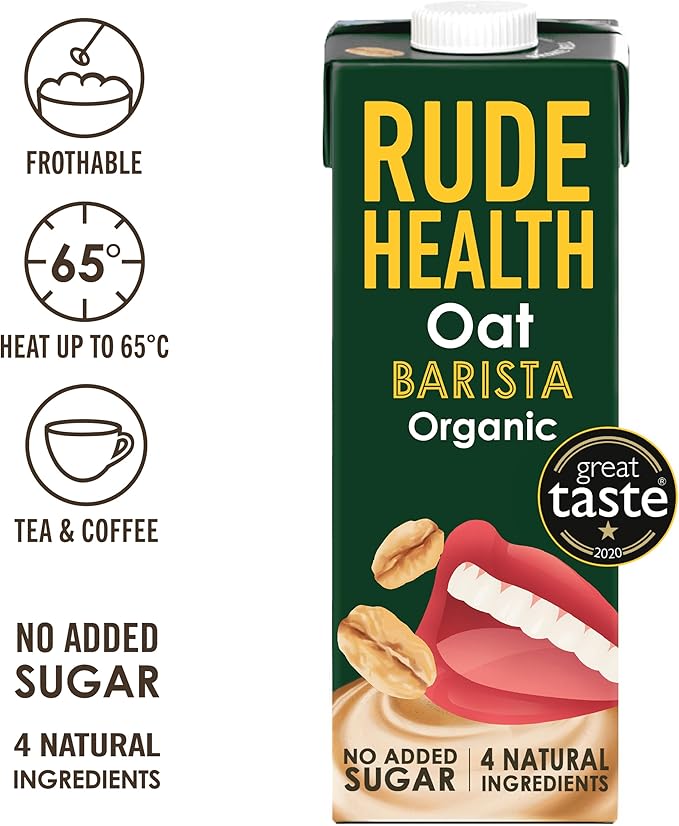 dairy free frothy milk alternative rude health