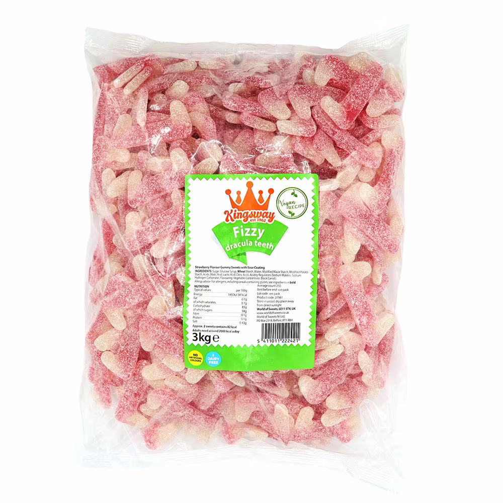 Vegan and gluten-free Dracula teeth sweets perfect for Halloween