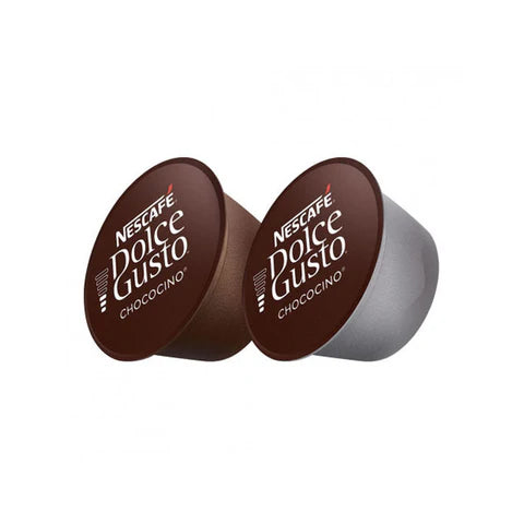 Velvety cocoa and milk blend in every pod set