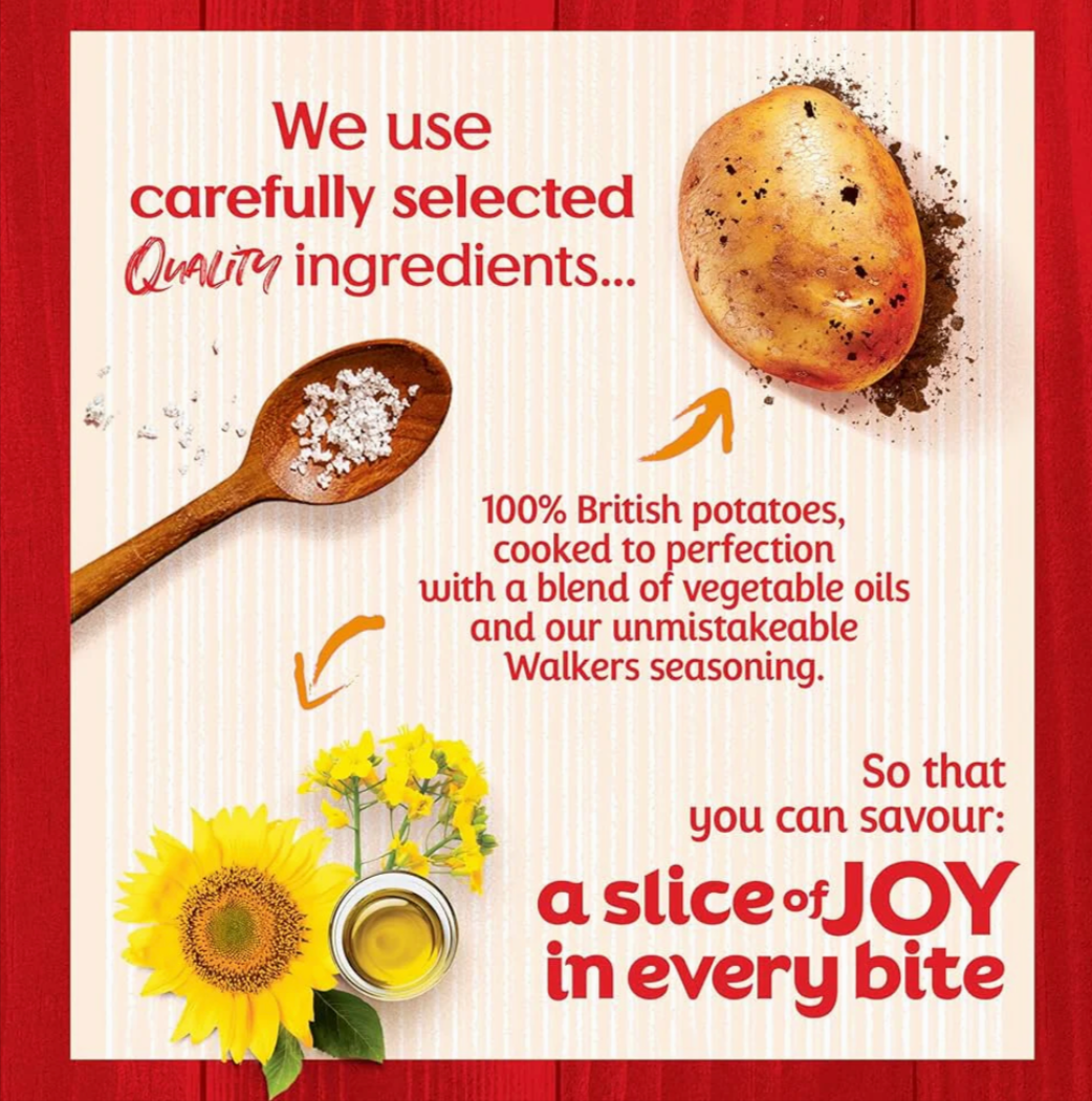 Individually packed crisps for freshness and convenience